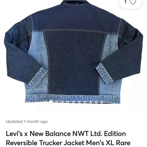 New Balance +Levi’s Denim Collaboration / Limited Edition - Picture 3 of 7